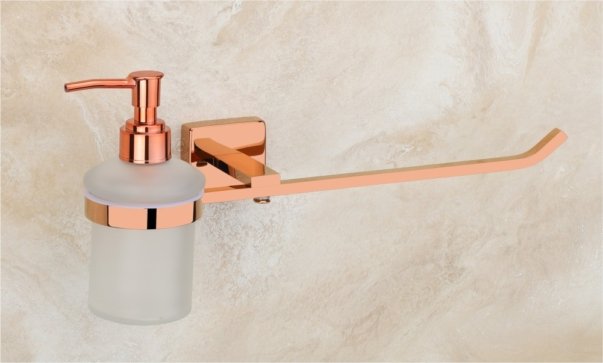 Napkin Ring with Glass Liquid Dispenser