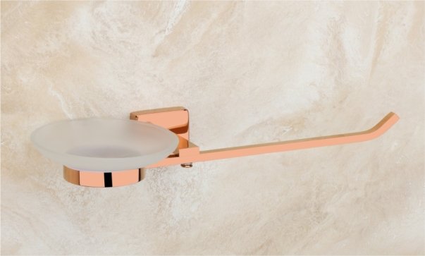 Napkin Ring with Glass Soap Dish